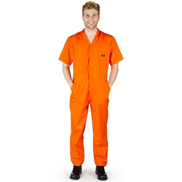 NATURAL WORKWEAR Order 1 Size Bigger Mens Long Sleeve Basic Blended Work Coverall Includes Big /& Tall Sizes